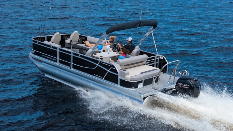 Princecraft Boats  2023 Sportfisher 23-2S-RL Sport Configuration Black Pontoon Boat Photo